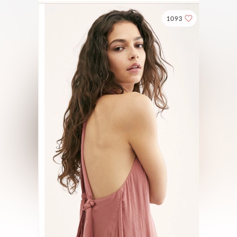 Free People Endless Summer The Forever Maxi Dress in Rose size M - Picture 3 of 6